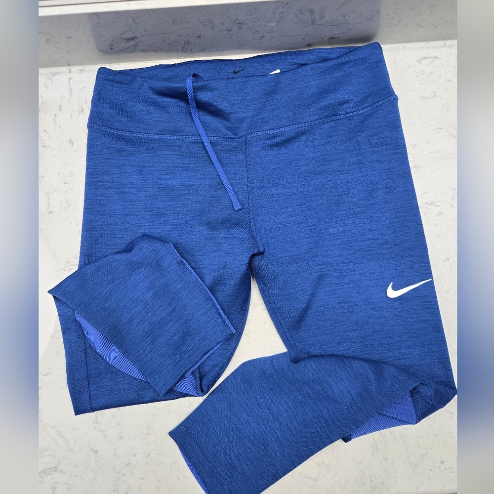 Nike Womens  Royal Blue Leggings CROP